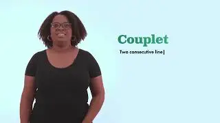 Poetry Terms: Couplet