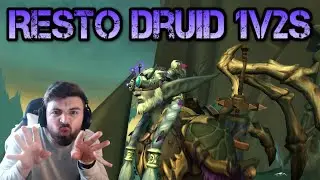 RESTO DRUID 1v2s?! - WoW Shadowlands 9.0.5 Rdruid Arena PvP