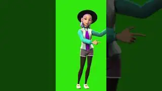 3D Green Screen Magic: Teen Girl Adventures