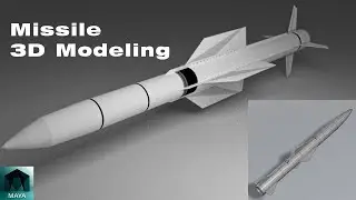 Missile: Missile Modeling in maya |3d Missile Modeling|