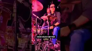 Oops! Drummer Breaks Snare Head But Never Stops Playing While NASCAR Pit Crew Changes Drum #shorts