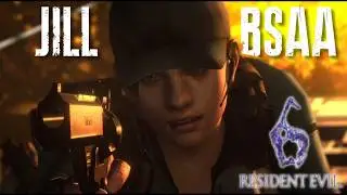Jill BSAA in Resident Evil 6 (Modded Gameplay) | Jake & Sherry Chapter 5 - Amateur