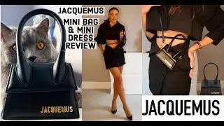 JACQUEMUS Review & Unboxing| Le Chiquito Mini Leather Bag + Jacquemus Mini Dress| First Impression🖤