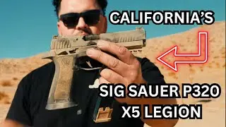 Californias Newest Handgun | SIG SAUER P320 X5 LEGION  🔫 (On Roster) Unboxing #guns #shorts #review