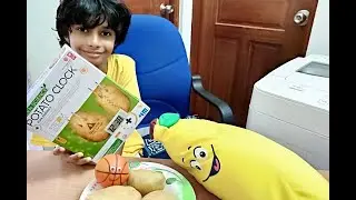 Potato clock review - A  digital clock powered by 2 potatoes