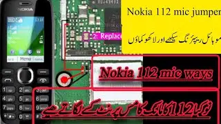 Nokia 112 mic ways / Nokia 112 mic jumper/ nokia 112 mic salution