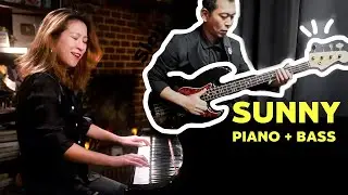 Sunny (Bobby Hebb) Piano & Slap Bass Cover by Sangah Noona with izzi SLAP Bass