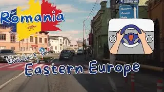 Caransebes Romania - Driving in Eastern Europe - Romanian cities drive