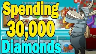 Hustle Castle Donkey Febuary Update - Spending 30k Diamonds!