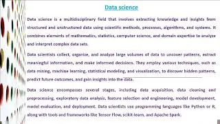 DATA SCIENCE1[SHORT SCRIPT]