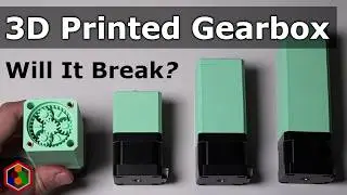 How strong is a 3D printed gearbox? | Nema17 Stepper Motor Gearbox.