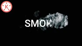 How to Make Smoke Text Reveal Animation intro in Kinemaster | Kinemaster Tutorial | Vijoy Mohon