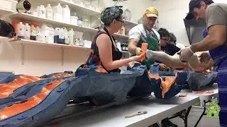 NEKROTRONIC - FOAM RUN - Creature Suit - Timelapse