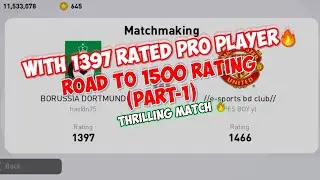 Playing With 1397 Rated Pro Player | Road To 1500 Rating(part-1)