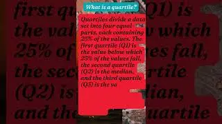 Learn basic Statistics in less than 30 minutes part 5 | Quartile | Percentile | Boxplot | Statistics