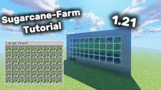 Minecraft Sugarcane Farm Tutorial | Donut SMP | 1.21