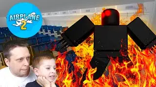 Возвращение монстра в самолёте! Играем в Roblox Airplane 2