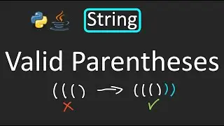 LeetCode - 921. Minimum Add to Make Parentheses Valid | Python | Java