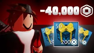 I spent 40,000 Robux by Gifting Gems in Roblox Flood Escape 2