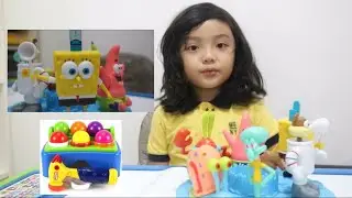ACKY PLAY SPONGEBOB SQUAREPANTS TOY AND LEARN COLORS WITH HAMMER BALL TOY
