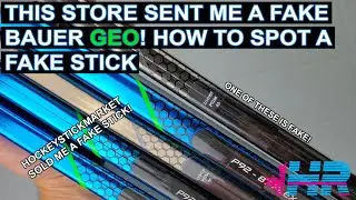 Hockey Stick Market sells fake sticks! How to spot a fake Bauer Nexus Geo