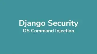 OS Command Injection In Django