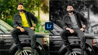 Lightroom Mobile Moody Black Tone Photo editing tutorial  - Lightroom Editing - HR Editz
