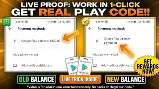 Google Play Gift Card Earning App 2024|Get Unlimited Google Play Redeem Code|Redeem Code Earning App