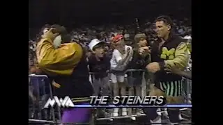 Steiner Brothers vs State Patrol   Pro June 2nd, 1990