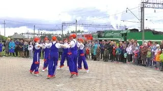 Ретро-поезд Северной ЖД на ст.Коноша-1 в 2019г.
