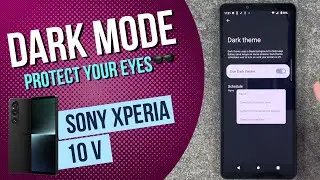 dark mode sony xperia 10v