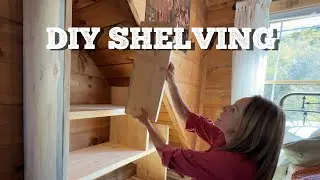 DIY Built In Shelves