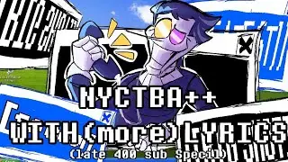 Hey every + Spamton +Nows Your Chance To Be A With (more) Lyrics (a super late 400 sub specil)