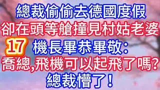 【17】總裁偷偷去德國度假，卻在頭等艙撞見村姑老婆，機長畢恭畢敬：喬總，飛機可以起飛了嗎？總裁懵了！