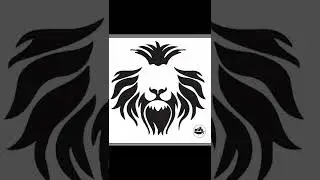 Python Turtle Graphics - 37 ||  Lion || Art by Code #shorts
