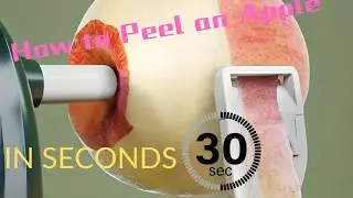 How to PEEL an APPLE quick I review of the Super Peeler #kitchengadgets #kitchenklout #kitchen
