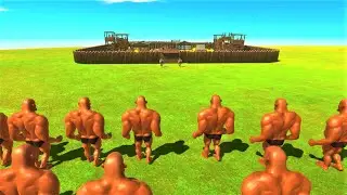 ATTACK THE ANCIENT HUMANS FORT ARBS Animal revolt battle simulator defend the fort