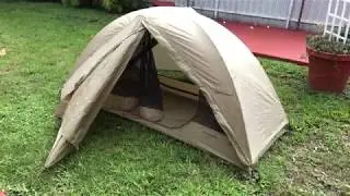 Litefighter 1p tent in heavy rain