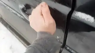 Дверь в мороз на УАЗе Патриоте