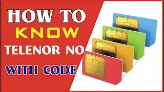 How  To Know Telenor (MSISDN) Sim Number With Code. Telenor Sim Number Code