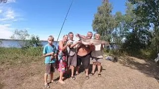 Мы снова в Бармино поймали трофейного судака, сома и щуку!