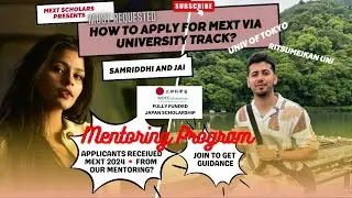 Apply MEXT Scholarship via University track | Study in Japan 🇯🇵 univ of tokyo, QnA