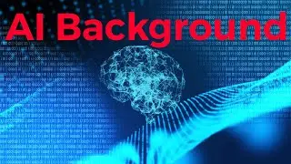 Futuristic AI Background Brain Plexus Rotate within Digital Numbers and Form