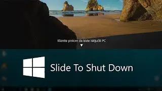 Windows: Slide to shut down #shorts