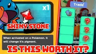 TRADING AWAY A SHINY STONE?? | Roblox Pokemon Brick Bronze