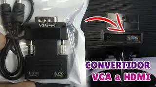 📺 Convierte tu Monitor VGA a HDMI