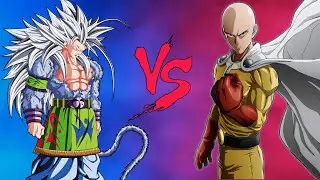 Goku SSJ5 VS Saitama (Full Power!!)