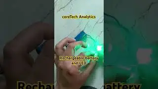 Rechargeable battery and LED #ctce #icse #electronics #roboticsforkids #robotics
