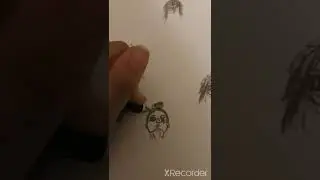How to draw a face looking upward ; from a down angle: plus facial features and hair!