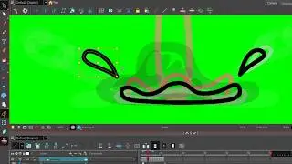 Green Screen Water Splash Animation Effect